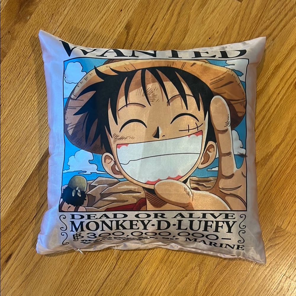Anime Character Pillow - Cream one pillow